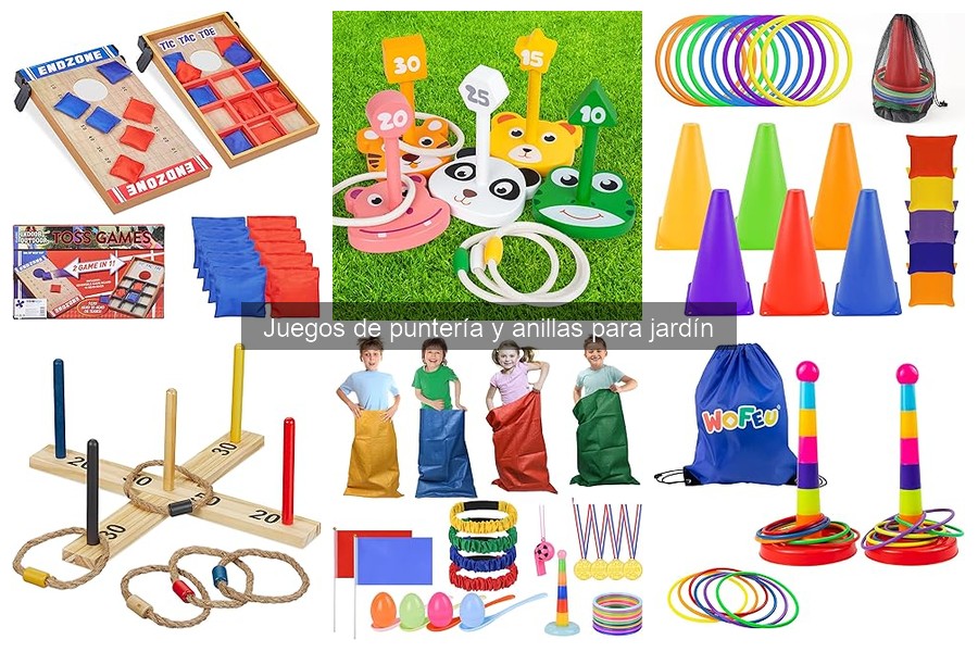 Alternativas divertidas a juegos de puntería para jardín