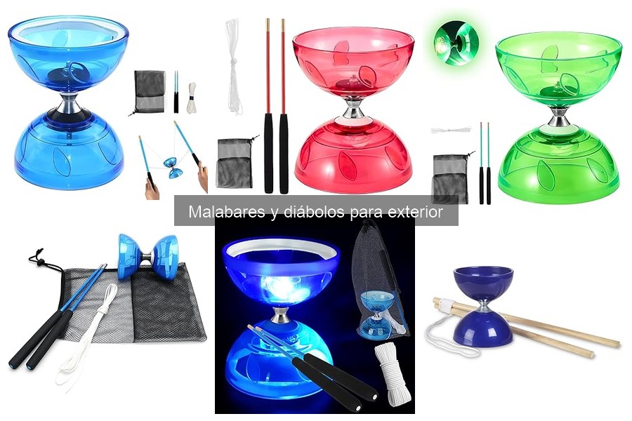 Alternativas divertidas a malabares y diábolos exteriores