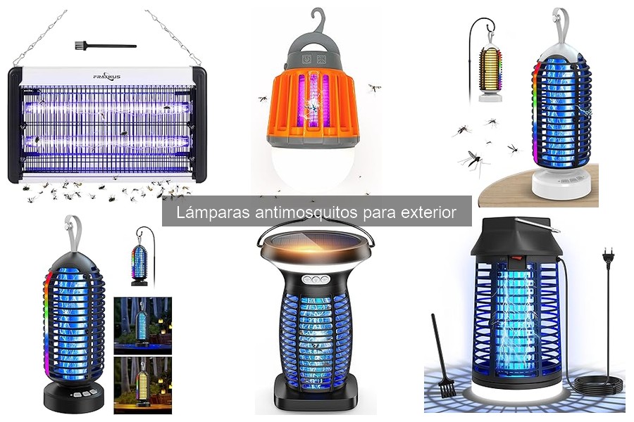 Alternativas efectivas a lámparas antimosquitos para exteriores
