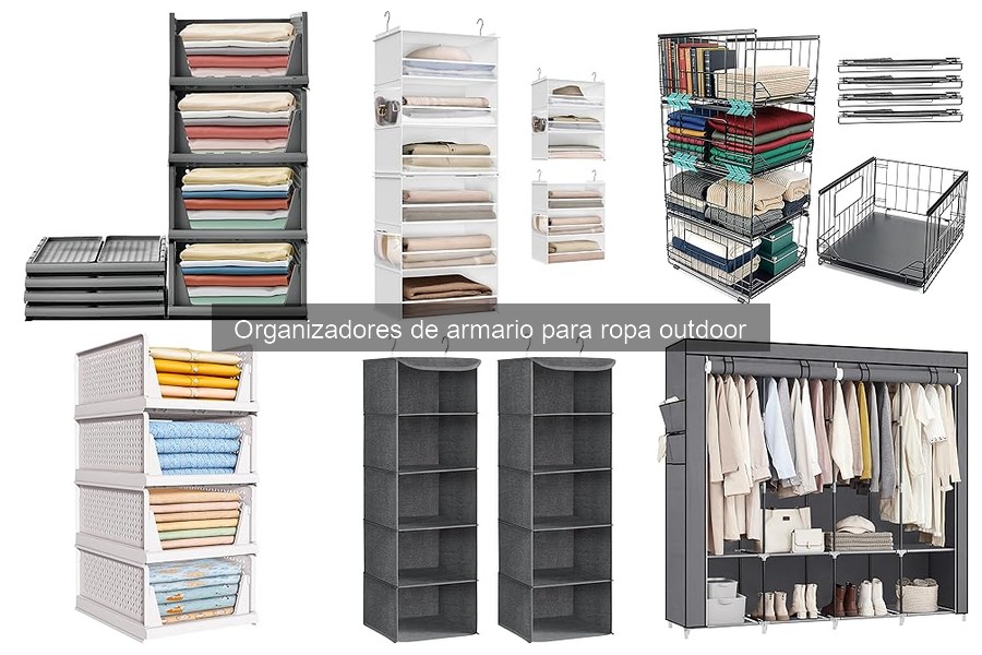 Alternativas prácticas a organizadores de armario outdoor