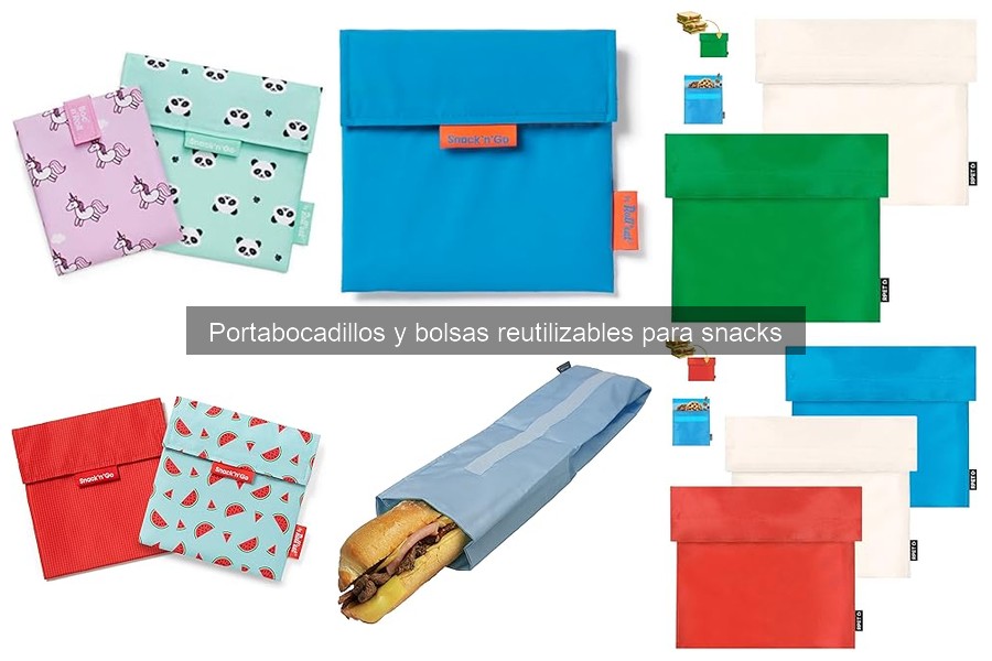 Alternativas Reutilizables a Portabocadillos Desechables
