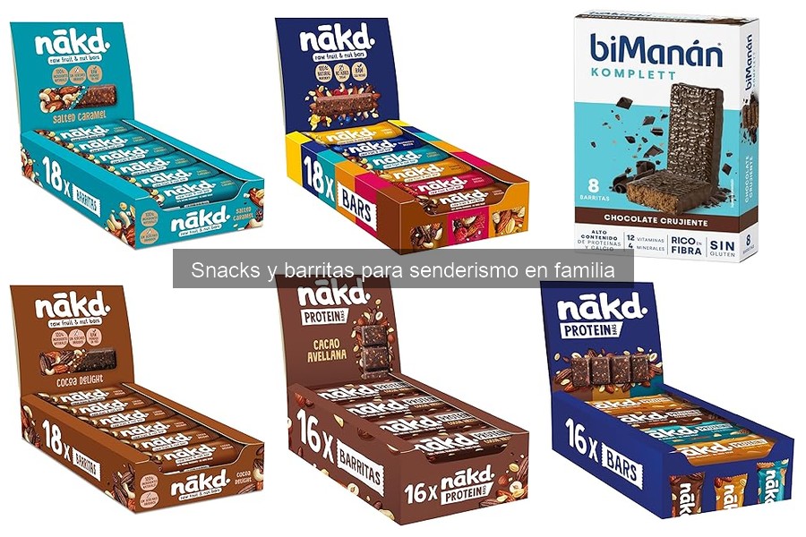 Alternativas Saludables a Snacks Procesados para Senderismo
