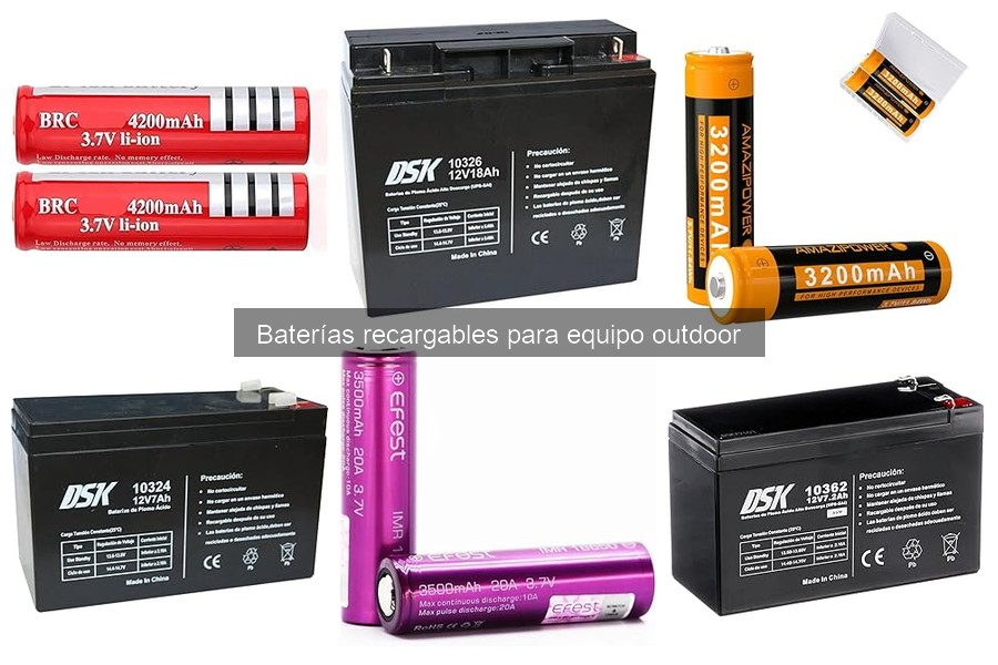 Baterías Recargables para Equipos Outdoor: ¿Qué Son y Ventajas?