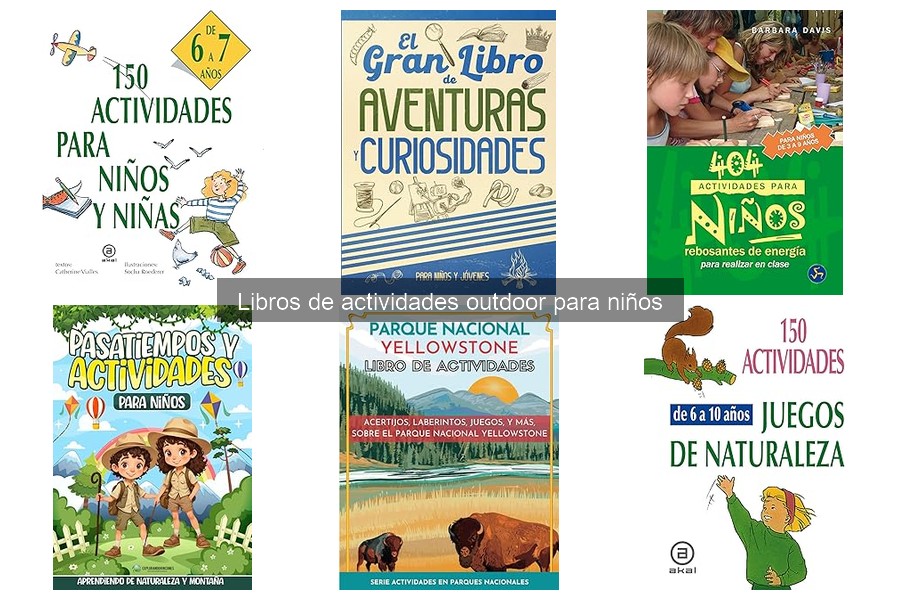 Beneficios de libros de actividades outdoor para niños