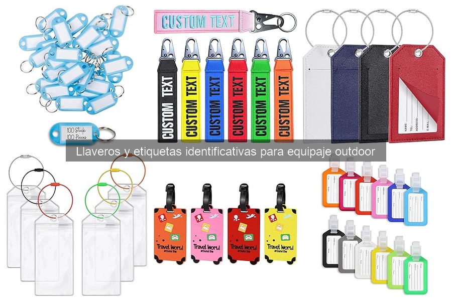 Beneficios de usar llaveros y etiquetas para equipaje outdoor