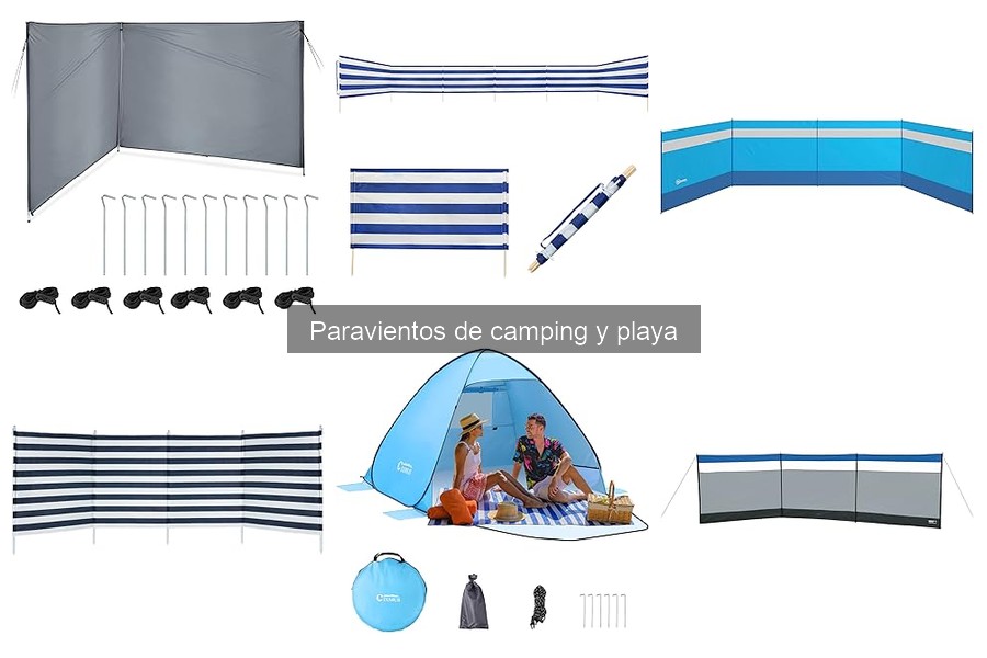 Beneficios de usar un paraviento en camping y playa