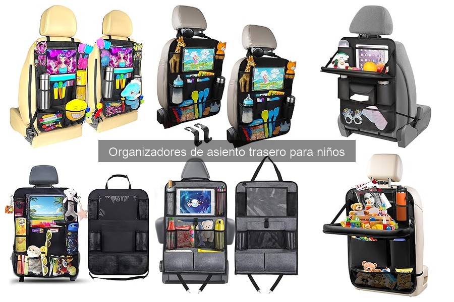 Beneficios del organizador de asiento trasero para niños