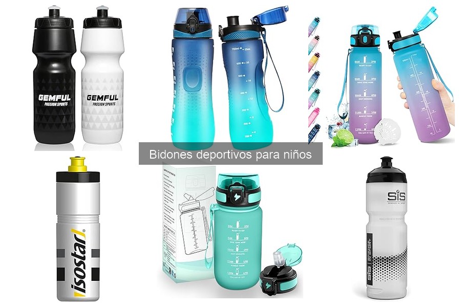 Bidones deportivos para niños: características y beneficios