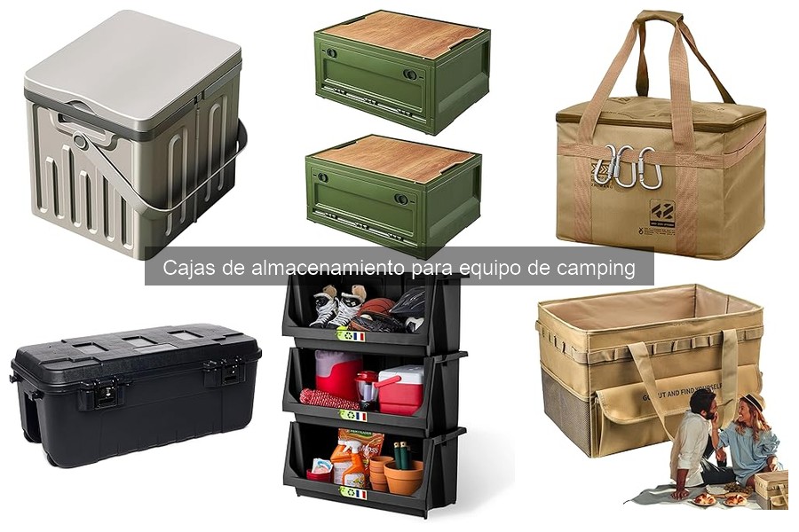 Cajas de Almacenamiento Resistentes al Agua para Camping