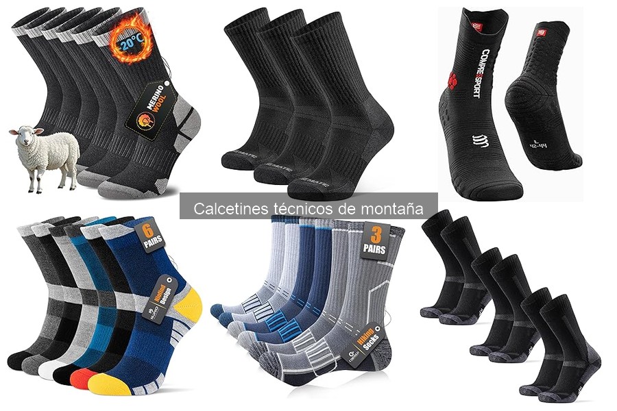 Calcetines técnicos de montaña para cada clima extremo