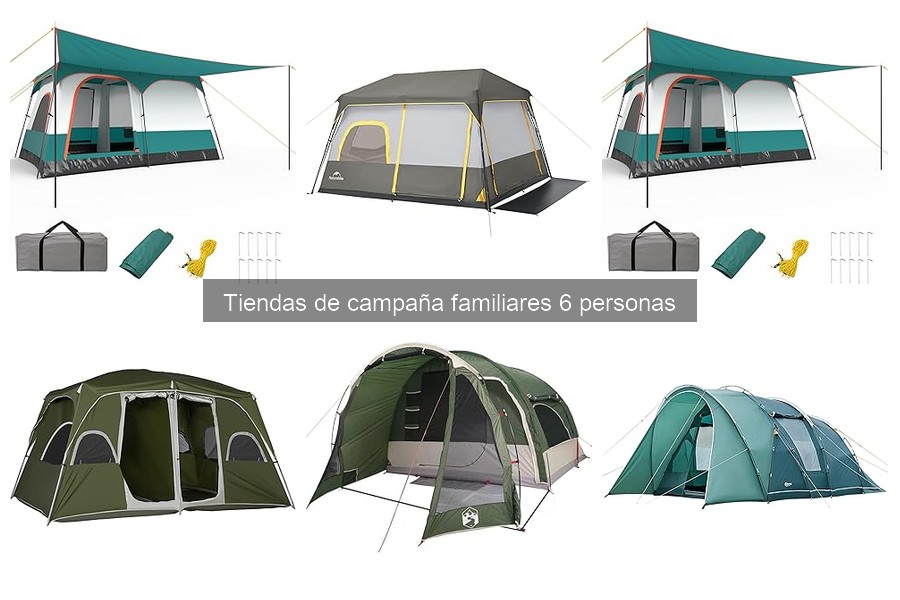 Características clave para elegir una tienda de campaña familiar