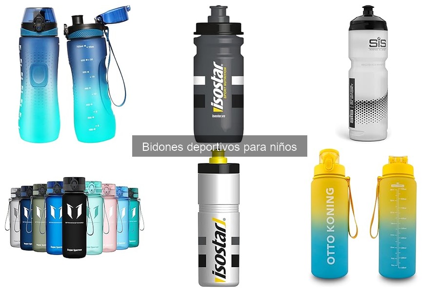 Características de Seguridad en Bidones Deportivos para Niños