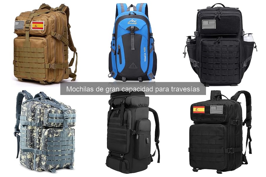 Características esenciales de mochilas de gran capacidad para travesías