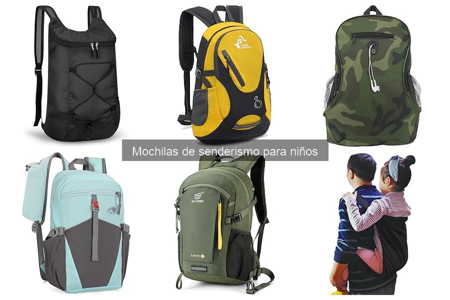 Características esenciales de mochilas de senderismo para niños