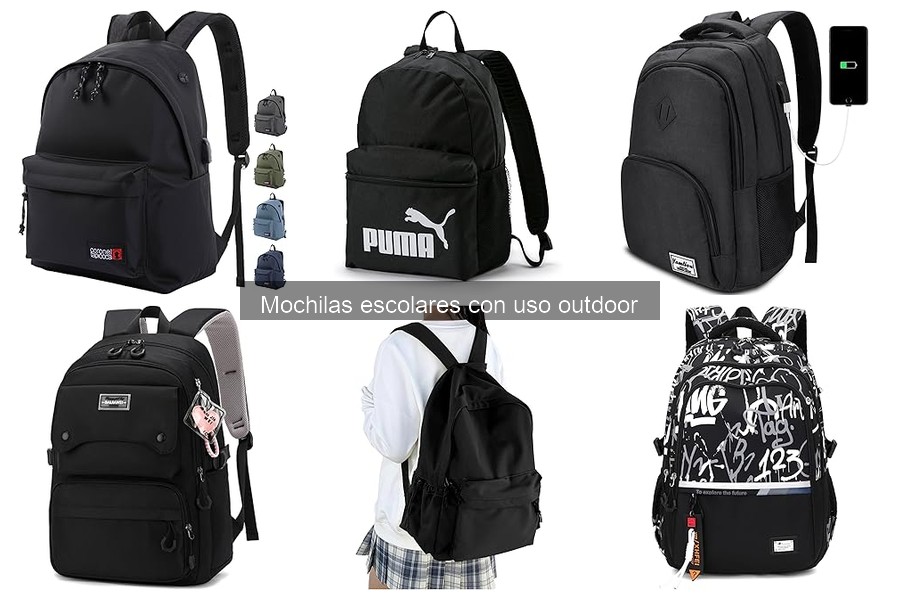 Características esenciales de mochilas escolares outdoor