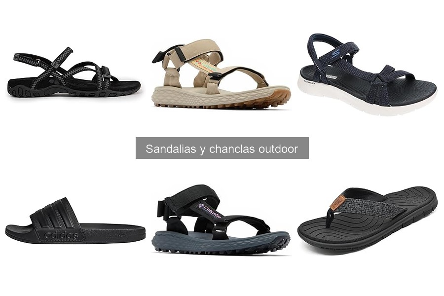 Características esenciales de sandalias y chanclas outdoor