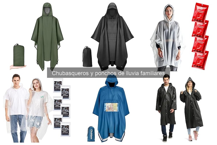 Chubasqueros y Ponchos de Lluvia Familiares: ¿Qué Son?