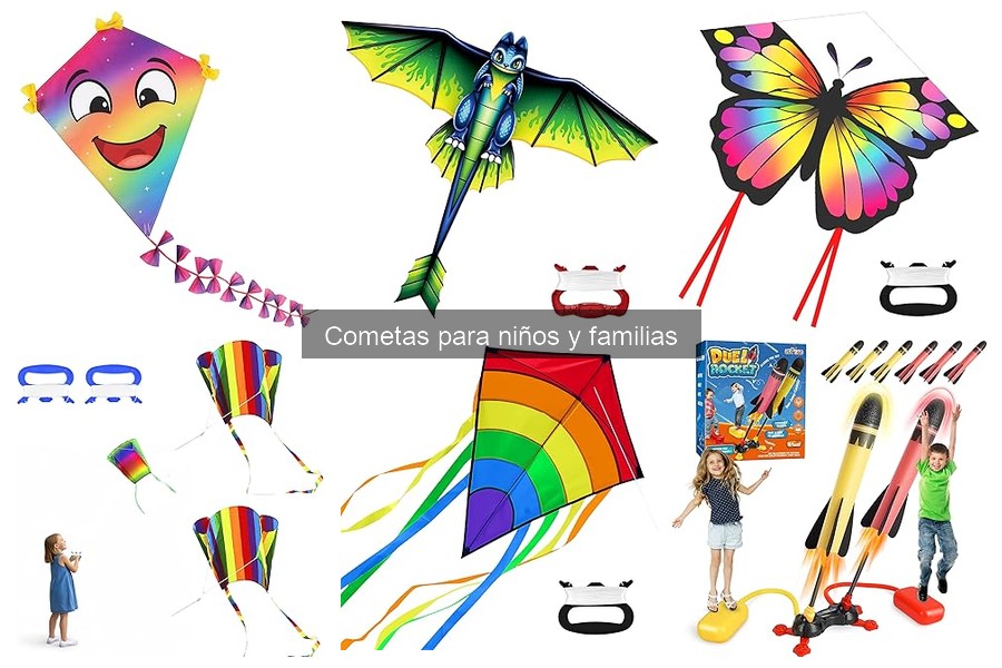 ** Cometas fáciles de usar para principiantes: ¡diversión al aire libre!