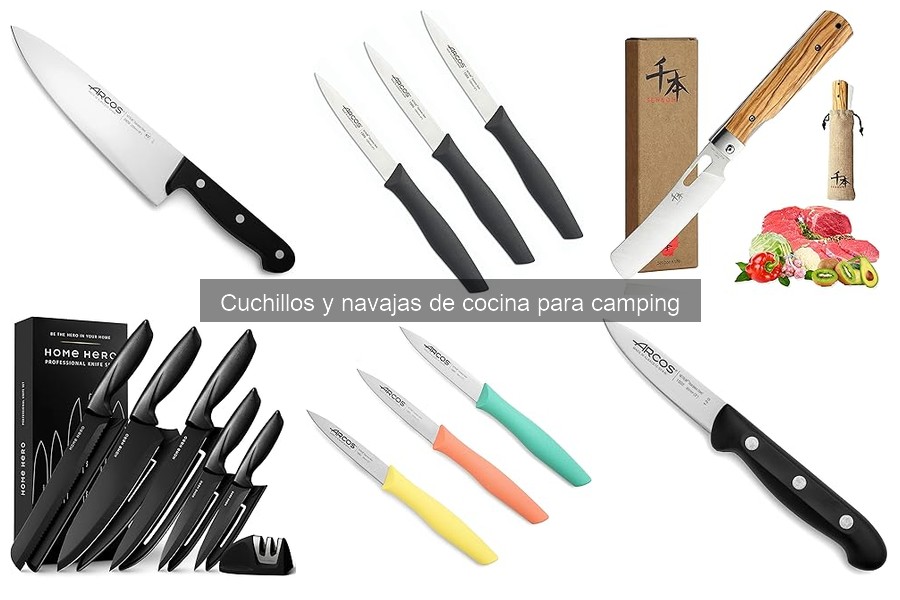 Cómo afilar y mantener cuchillos de camping correctamente