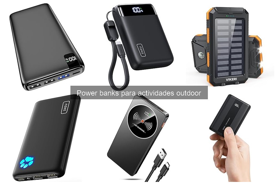 Cómo cargar correctamente un power bank para actividades outdoor