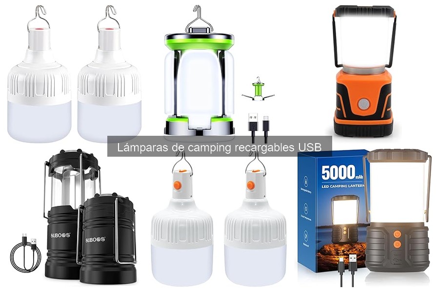 Cómo Cargar Lámparas de Camping USB en Lugares Remotos