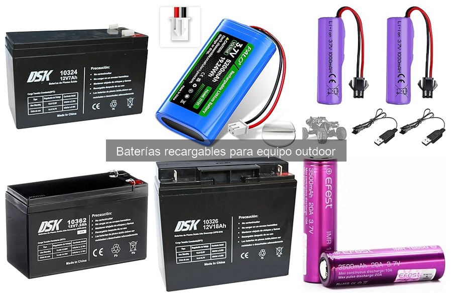 Cómo Cargar y Mantener Baterías Recargables para Outdoor