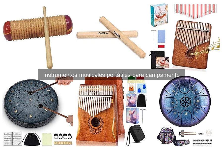 ** Cómo cuidar instrumentos musicales portátiles en campamento