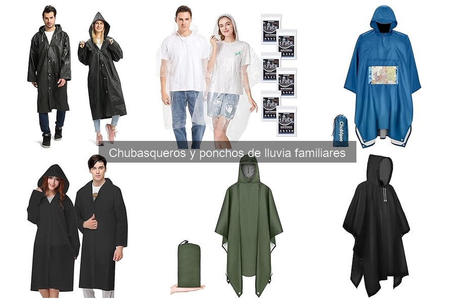 Cómo elegir el mejor chubasquero o poncho de lluvia familiar