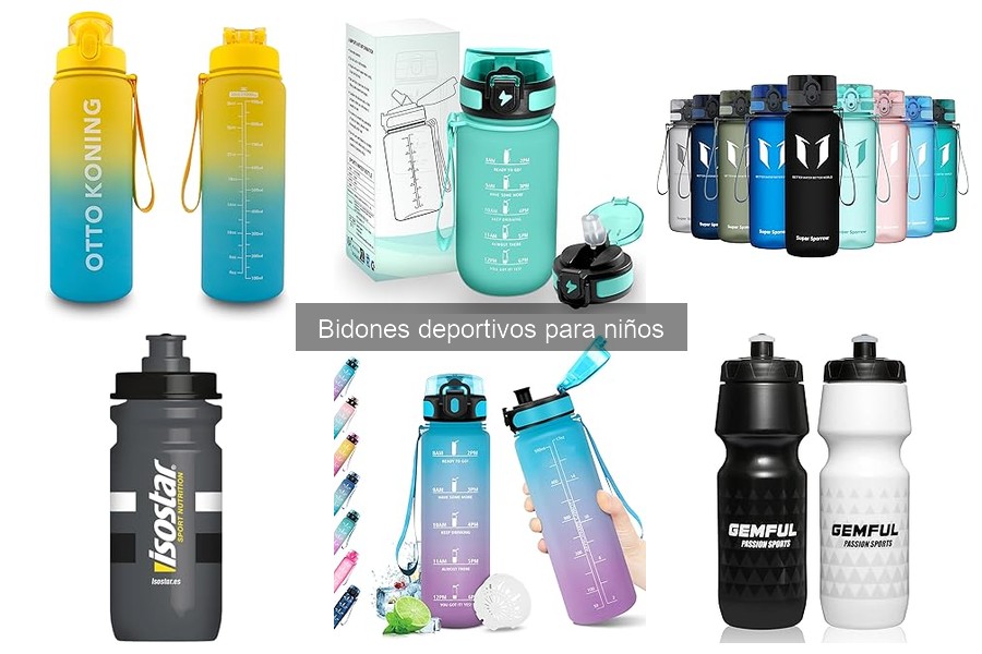 Cómo elegir el tamaño ideal del bidón deportivo para niños