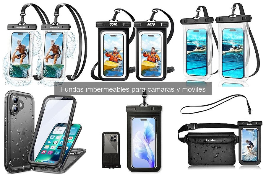 Cómo elegir la funda impermeable perfecta para tu cámara y móvil