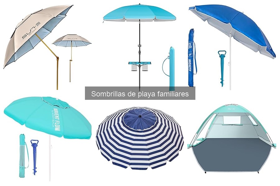 Cómo elegir la sombrilla de playa familiar adecuada