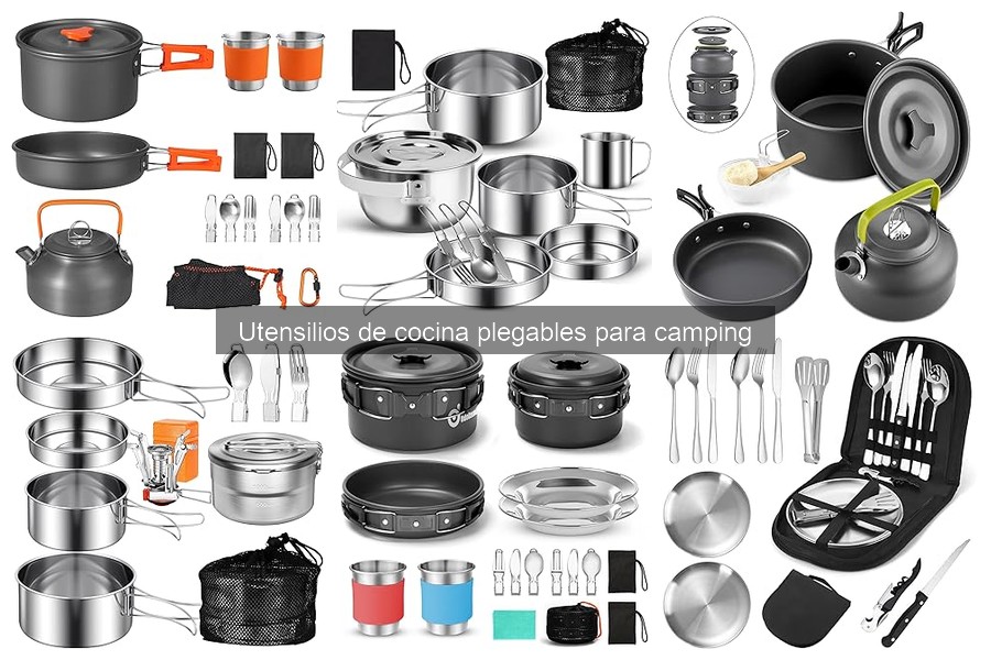 Cómo elegir utensilios de cocina plegables para camping