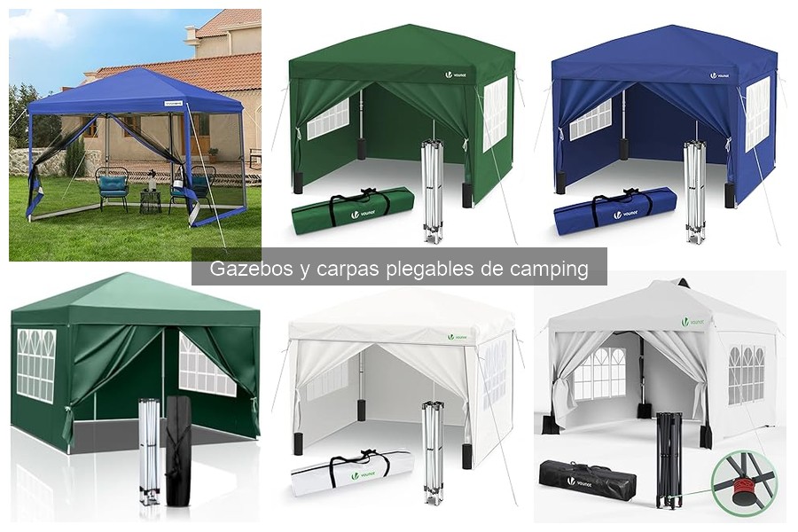 Cómo instalar correctamente un gazebo plegable en camping