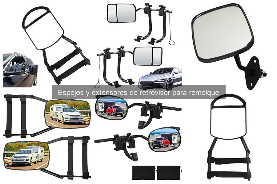 Cómo instalar espejos y extensores de retrovisor para remolque
