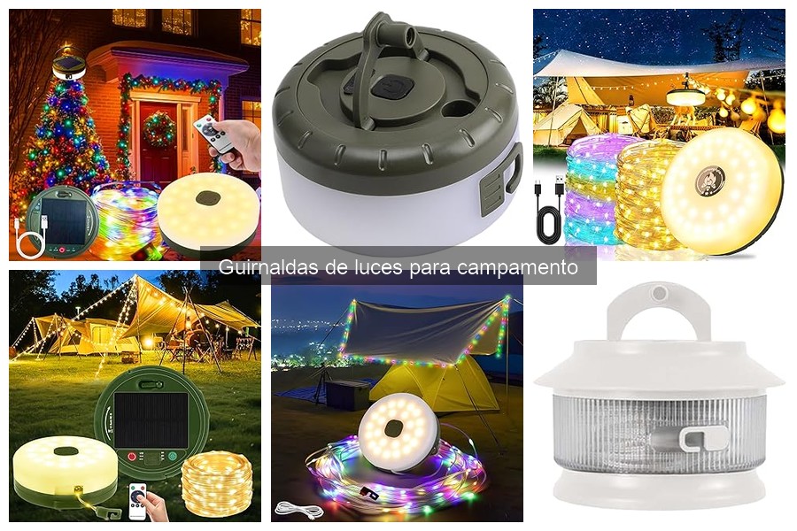 Cómo Instalar Guirnaldas de Luces para Camping de Forma Efectiva