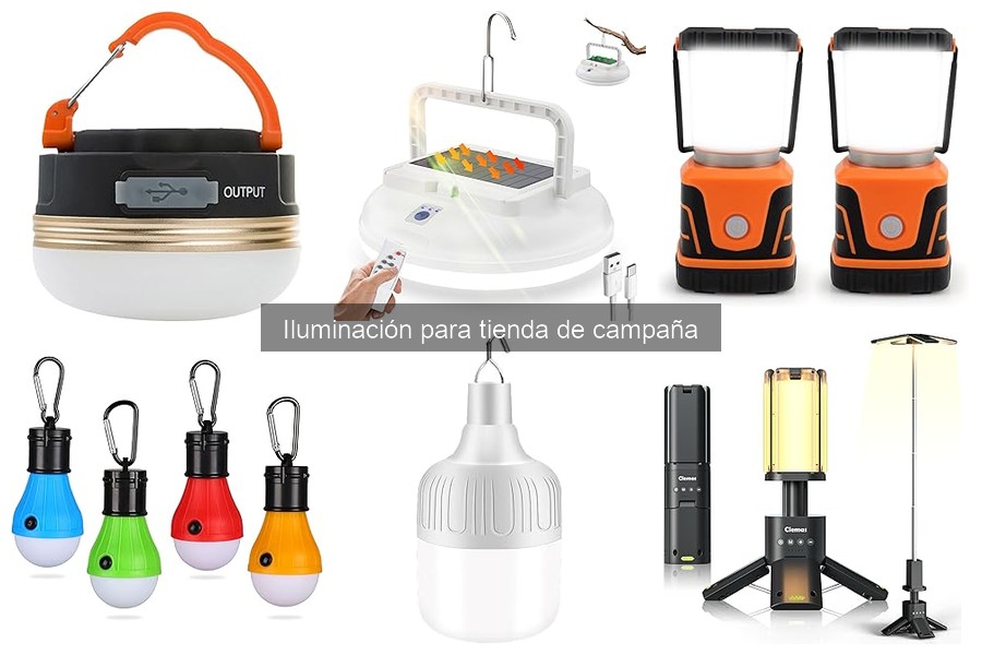 Cómo instalar y usar luces en tu tienda de campaña