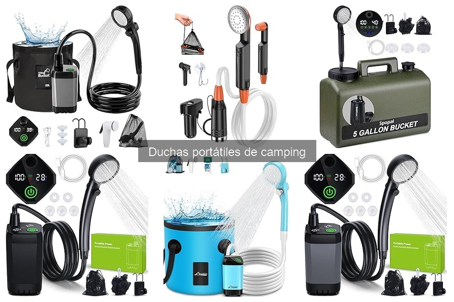 Cómo instalar y usar una ducha portátil de camping