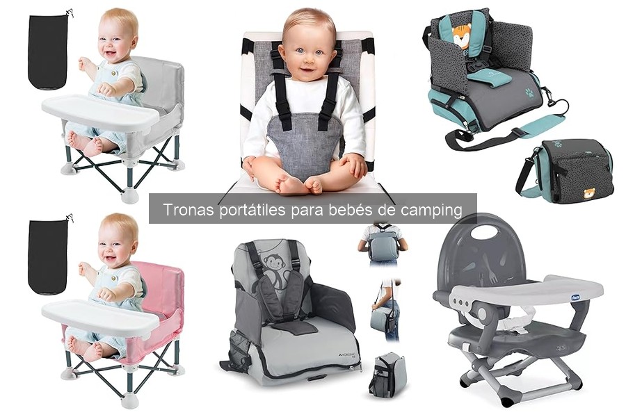 Cómo instalar y usar una trona portátil para camping