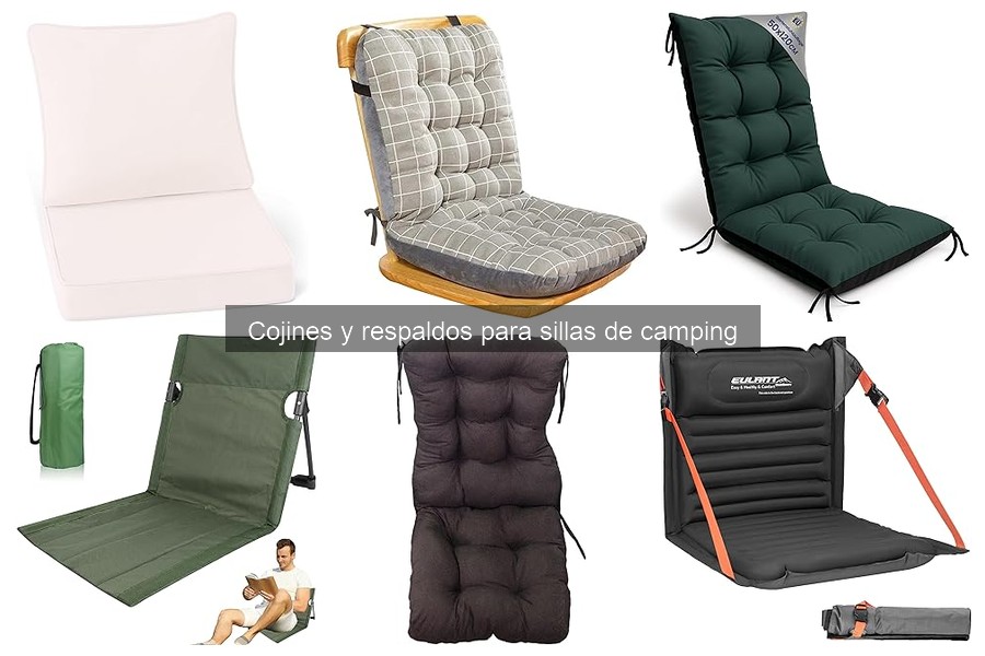 Cómo limpiar y cuidar cojines de sillas de camping