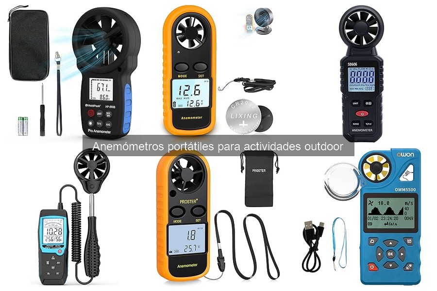 Cómo mantener anemómetros portátiles para actividades outdoor