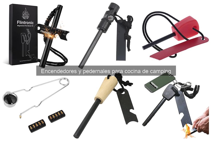 Cómo mantener encendedores y pedernales de camping