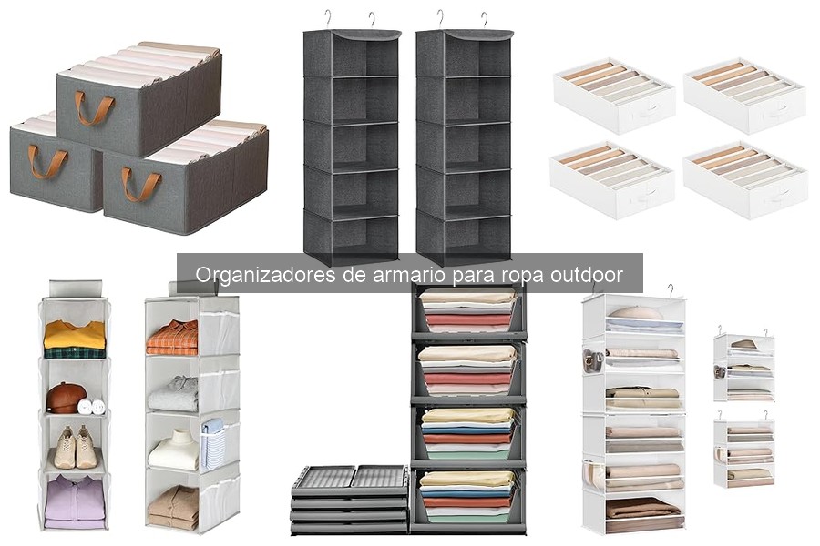Cómo mantener organizadores de armario para ropa outdoor