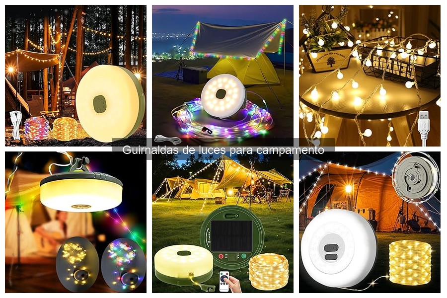 Cómo mantener tus guirnaldas de luces para camping