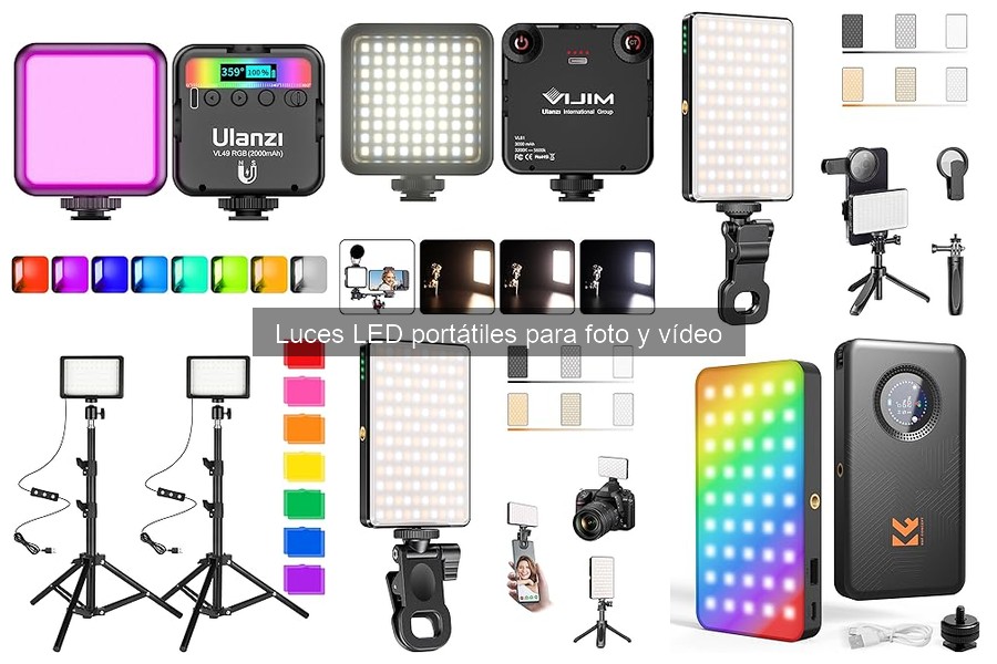 Cómo mantener y limpiar luces LED portátiles para fotografía