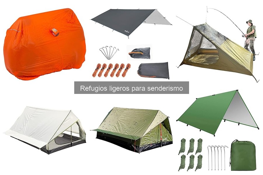 Cómo montar un refugio ligero para senderismo fácilmente