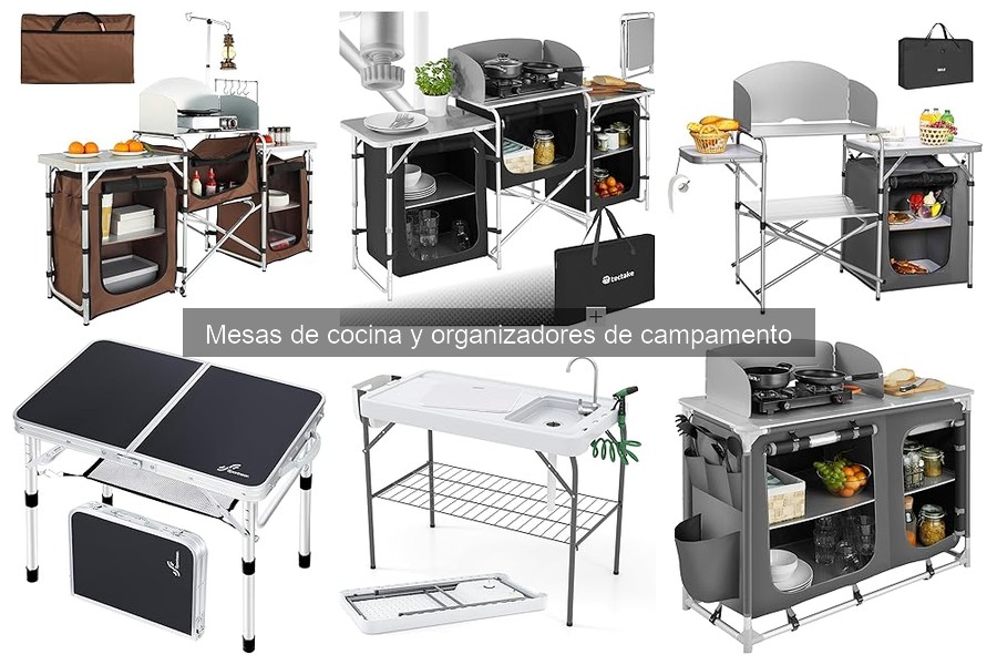Cómo montar una mesa de cocina para camping fácilmente