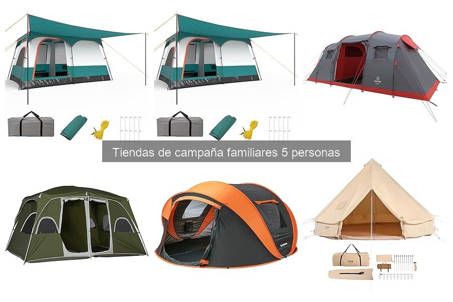 Cómo montar una tienda de campaña familiar para 5 personas