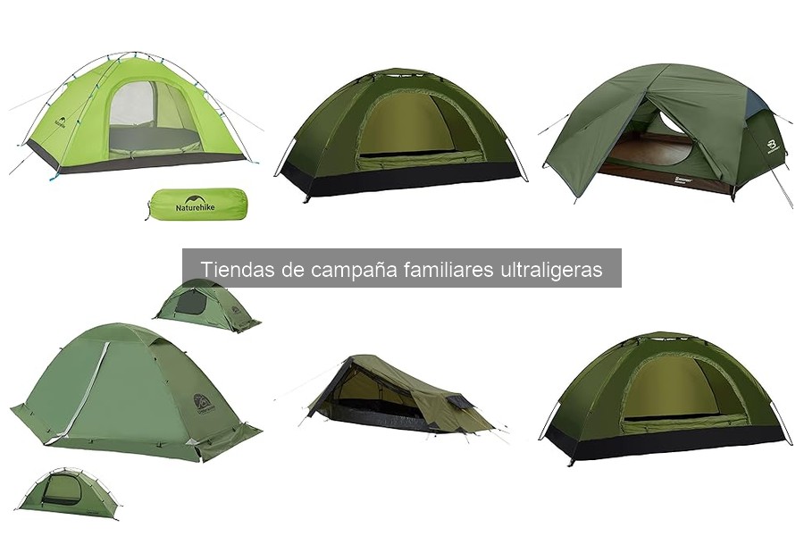 Cómo montar una tienda de campaña familiar ultraligera