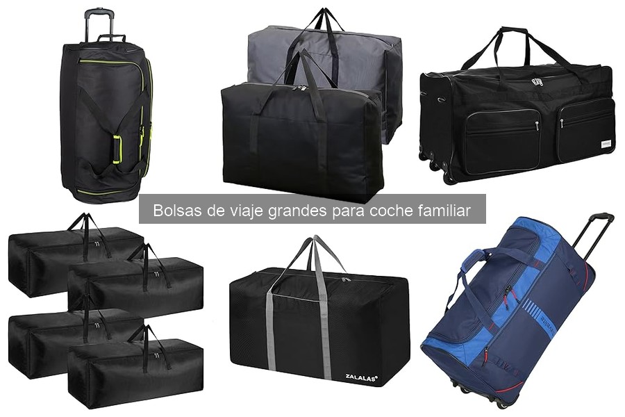 Cómo organizar una bolsa de viaje grande para coche familiar