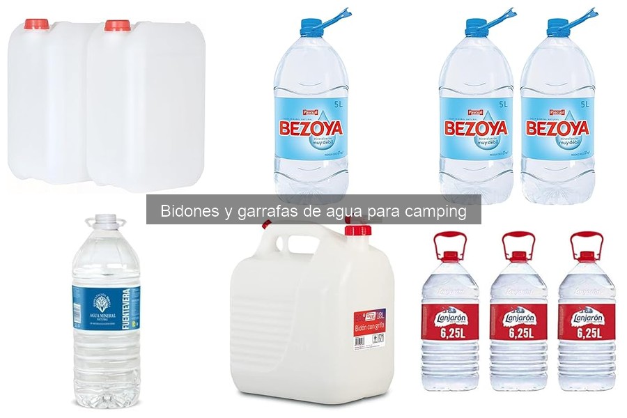 Cómo sellar un bidón de agua para evitar fugas al acampar